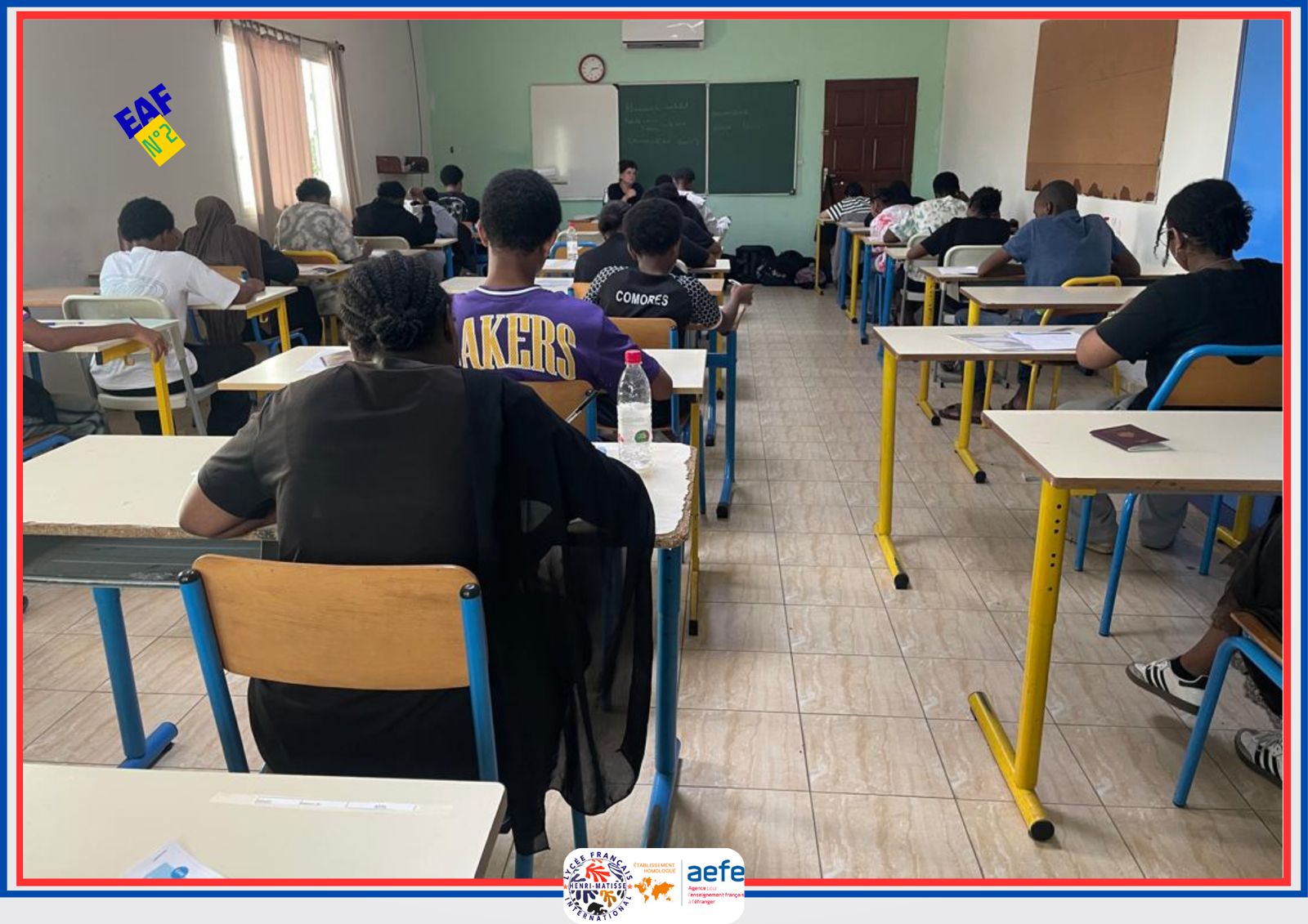 Épreuves anticipées de mathématiques des élèves de Première au LFIHM