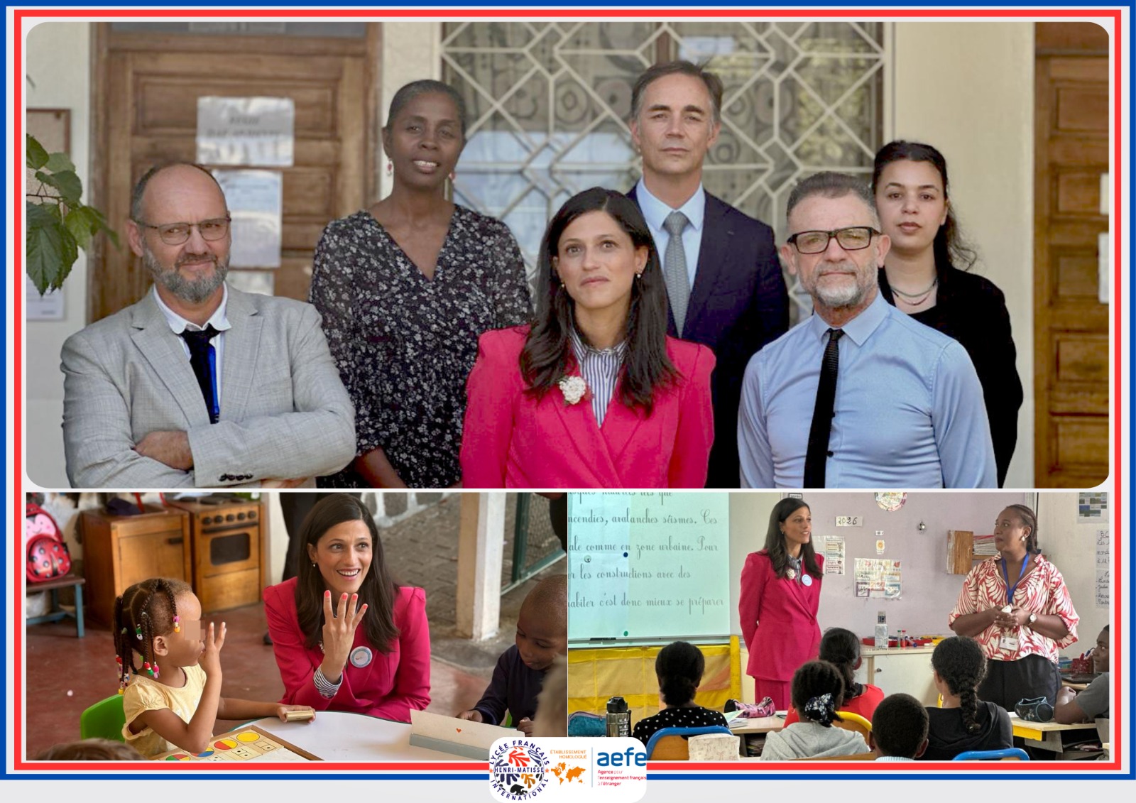 Visite de Mme Caroit et de M. Chapon au LFIHM