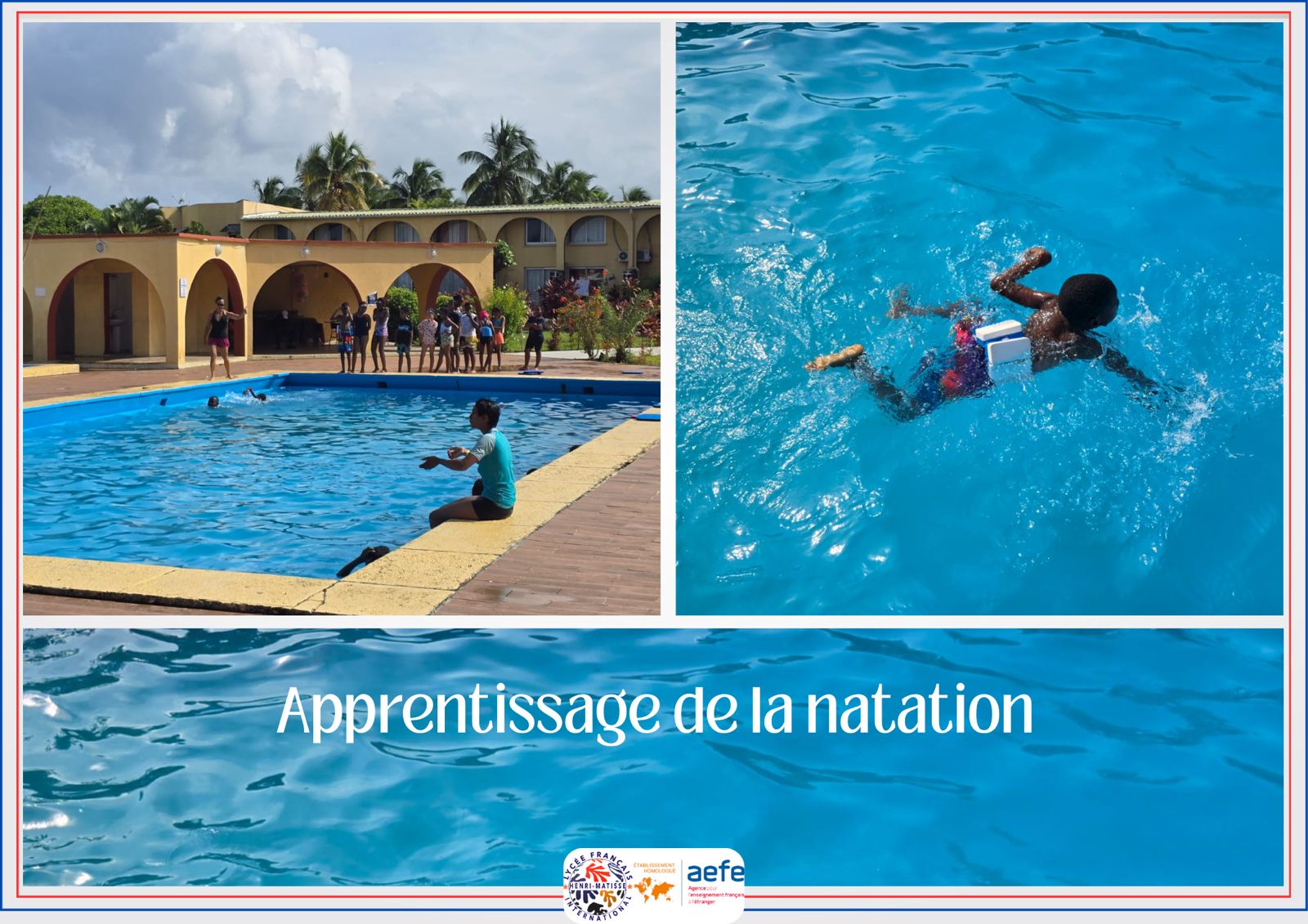 Cycle natation des cours moyens au RETAJ